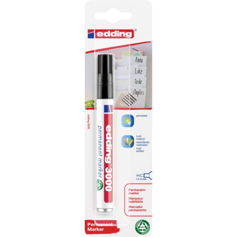 Edding 4-3000-1-1001 N/A N/A 1.5 - 3 mm 1 pc(s) S56090 (1/5)