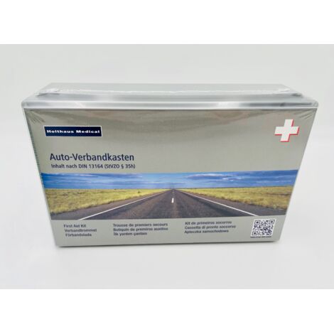 Trousse de secours pour véhicules classique, Dimensions : 260 x 170 x 80 mm (1/3)