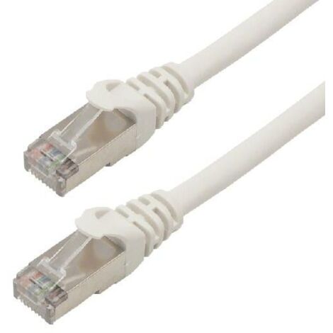 FCC6BM-20M/W MCL Cordon de brassage RJ45 CAT 6 F/UTP MCL Cordon de brassage RJ45 CAT 6 F/UTP - 20m Blanc (1/4)