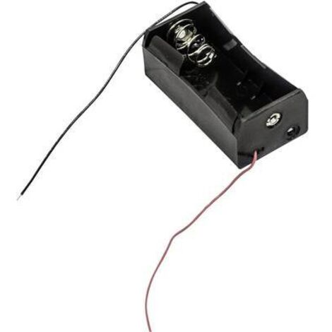 MPD BHDW Support de pile 1x LR20 (D) raccordement par fils (L x l x H) 69 x 36 x 27 mm X772781 (1/2)