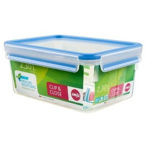 EMSA 508544 boîte hermétique alimentaire Rectangulaire 2,3 L Transparent 6 pièce(s) (1/9)