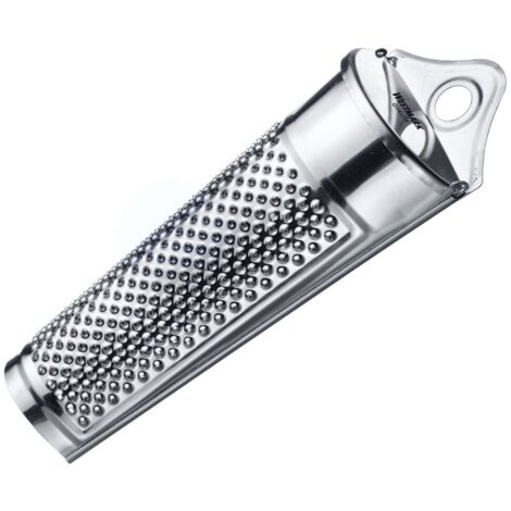 Muskatreibe mit Vorratsbehälter Edelstahl 15cm