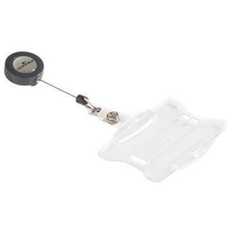 DURABLE Namenschild 801119 54x85mm mit Metallclip 10 St./Pack. (1/4)