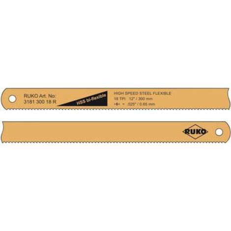 Lame de scie à main HSS bi-flexible RUKO 318130024R 1 pc(s) A734582 (1/2)