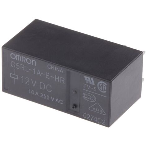 Omron G5RL-1A-E-HR-DC12 Relais de puissance 12 V/DC 5 A 1 NO (T) 1 pc(s) Bag S024152 (1/3)