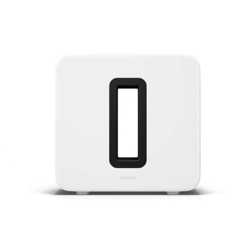 Enceinte connectée Sub 4 – Caisson de basses compact Wi-Fi – Sonos - Blanc (1/5)
