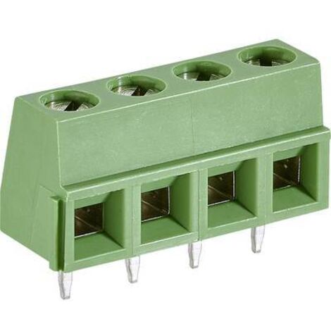 Bornier à vis TE Connectivity 282836-4 1.31 mm² Nombre de pôles 4 vert 1 pc(s) W279771 (1/2)