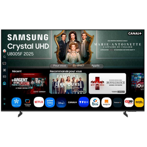 Samsung – TV LED 165 cm 4K UHD – Taux de rafraîchissement 60Hz – 3 ports HDMI – Classe énergétique A – Compatible HDR10+