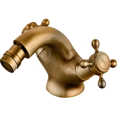 Robinet de bidet série Almendro en couleur antique (1/3)