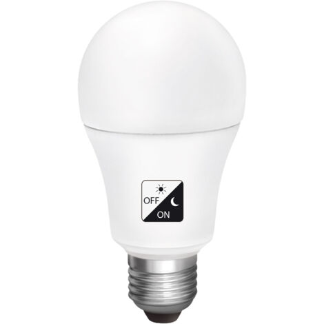 Matel capteur crépusculaire ampoule led standard e27 10w froid