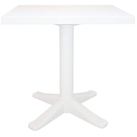 garbar BANYOLES Table Carrée Intérieure, Extérieure 70x70 Blanc (1/5)