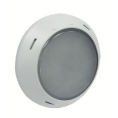 Astralpool – Projecteur LED blanc pour piscine liner – 16W – 1485 lumens – IPX8 – Installation sur prise balai 1"1/2 – Enjoliveur ABS blanc