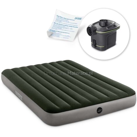 Matelas gonflable 203x152x25 cm avec pompe electrique intex 64779 (1/5)