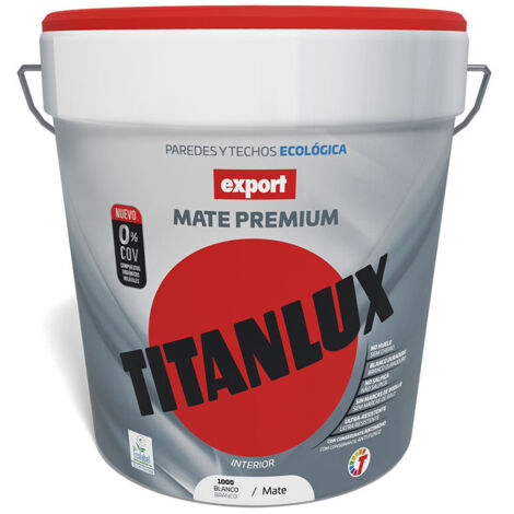 Peinture Vinylique Lavable Export Blanche Decoration 4l Titanlux F31110004 (1/2)