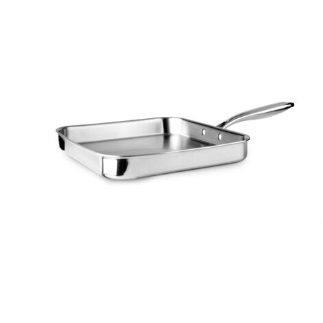 Ibili - Grill carré Triply Natural 28 cm (1/2)