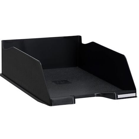 Corbeille à courrier maxi format Exacompta noir - Lot de 4