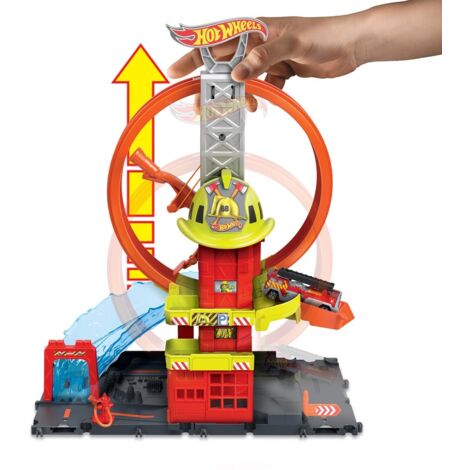 Hot wheels city caserne de pompiers super boucle | vehicules-garages | jouéclub Hot wheels city caserne de pompiers super boucle | vehicules-garages | jouéclub