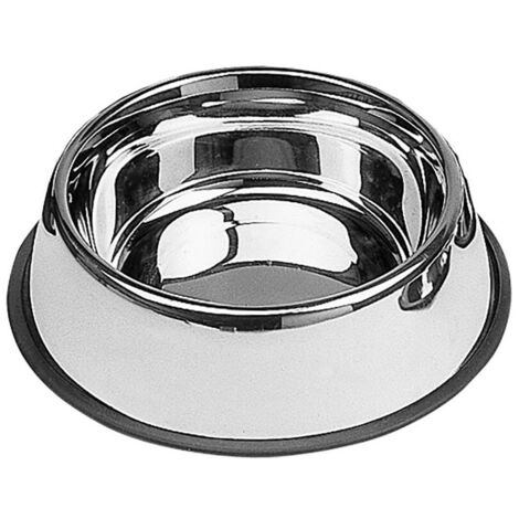 Mangeoire en acier inoxydable. Antidérapant, 0.45l, 19cm  Nayeco (1/3)