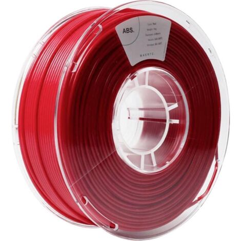 Maertz PMMA-1010-014 PMMA-1010-014 Filament ABS résistant aux produits chimiques 2.85 mm 1000 g rouge 1 pc(s) (1/2)