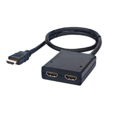 Nanocable - hdmi splitter / doubler v1.3 (1 entrée, 2 sorties) - 1080p - alimentation incluse - 50cm pigtail (1/3)