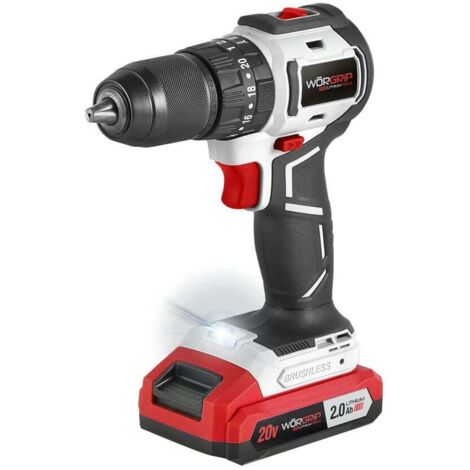 Marteau perforateur compact sans balais 20V 1 batterie 2.0Ah WORGRIP (1/5)
