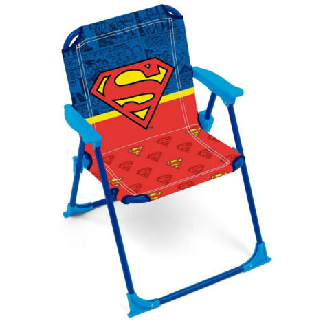 Chaise Pliante - Superman avec accoudoirs (1/2)