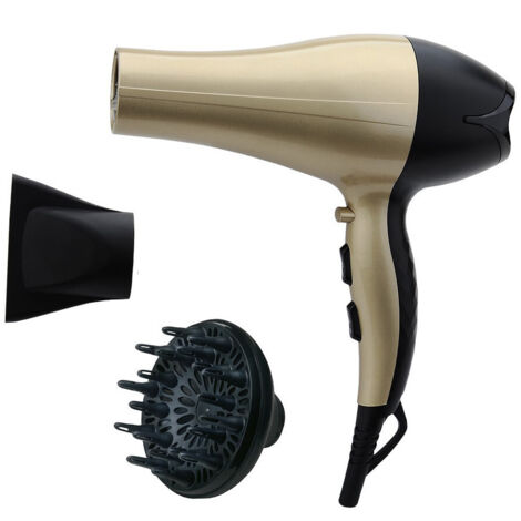 Sèche-cheveux Ionique Edm Puissance Ionique, Diffuseur, Concentrateur - Edm (1/3)