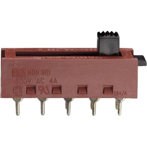 Arcolectric (Bulgin Ltd.) X24200AAAA X24200AAAA Interrupteur à glissière 250 V/AC 10 A 2 x On/On/On/On 1 pc(s) D79874 (1/2)
