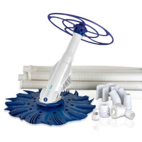 GRE – Aspirateur de piscine Silence Vac – Nettoyage fond et parois – Longueur tuyau 9,6m – Compatible systèmes filtration ½ à 1½ cv – Matériau polymère (1/5)