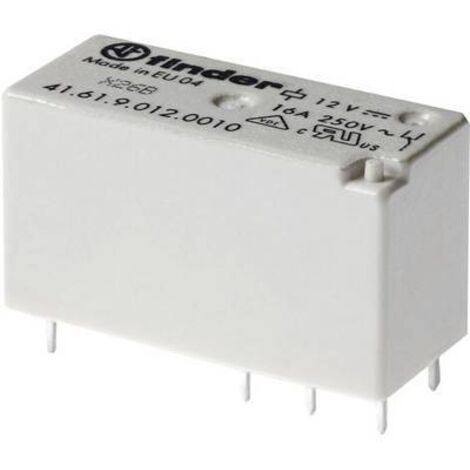 Relais pour circuits imprimés Finder 41.61.9.024.0010 24 V/DC 16 A 1 inverseur (RT) 1 pc(s) S75428 (1/2)