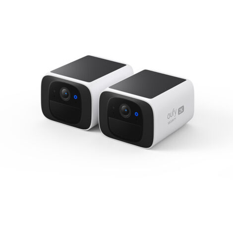 Caméra de surveillance extérieure sans fil solaire 2 Pack – Résolution 2K – Wi-Fi 2,4 GHz – Alimentation solaire pour sécurité économique – Eufy (1/10)