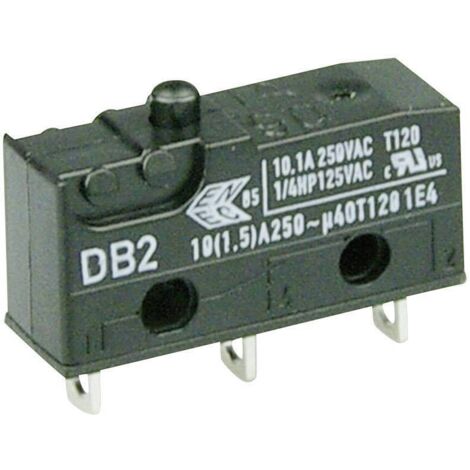 ZF DB2C-A1AA Microrupteur DB2C-A1AA 250 V/AC 10 A 1 x On/(On) à rappel 1 pc(s) D72099 (1/2)