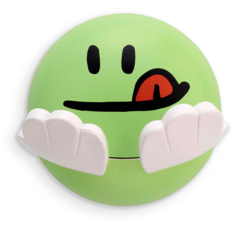 Cintre adhésif pour enfants avec motif visage vert INOFIX 2180-5-000 (1/2)