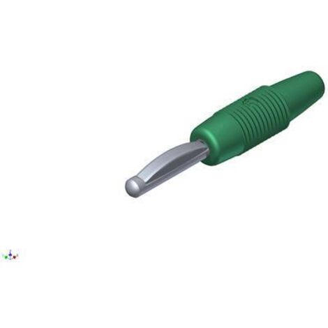 Fiche banane mâle Ø de la broche: 4 mm SKS Hirschmann VON 30 931667104 vert 1 pc(s) D25100 (1/2)
