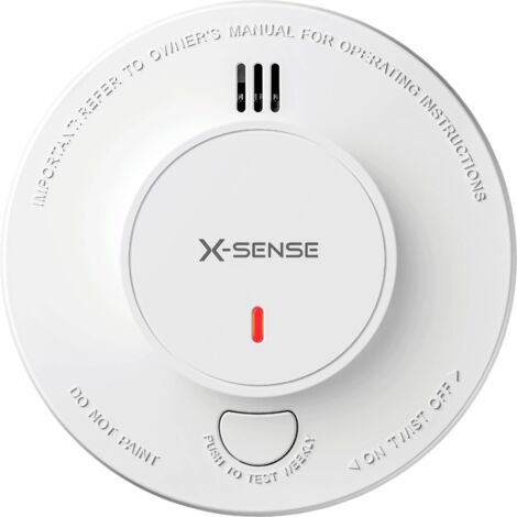X-Sense SD19 Détecteur de fumée autonomie 10 ans à pile(s) (l x H x P) 122 x 45 x 122 mm 1 pc(s) W395303