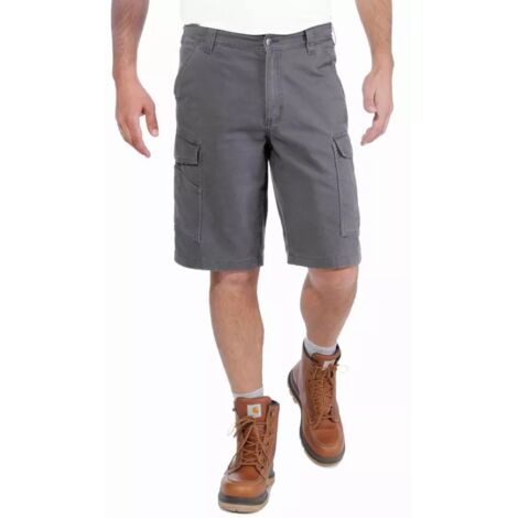 Short CARHARTT Rigby Rugged Cargo Gris foncé T.40 - 103542-029-W33
