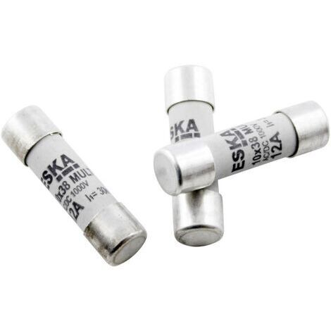 Micro-fusible ESKA 1038323 (Ø x L) 10.3 mm x 38 mm 4 A 500 V temporisé -T- 1 pc(s) S25677 (1/4)