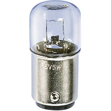 Barthelme 00143007 Petite ampoule tubulaire 24 V, 30 V 5 W, 7 W BA15d clair 1 pc(s) S10277 (1/2)