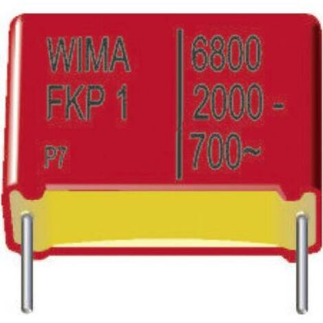 Wima FKP1R021005D00KSSD 1 pc(s) Condensateur à film FKP sortie radiale 0.01 µF 1250 V/DC 10 % 22.5 mm (L x l x H) 26.5 x 7 x 16.5 mm W38377 (1/2)