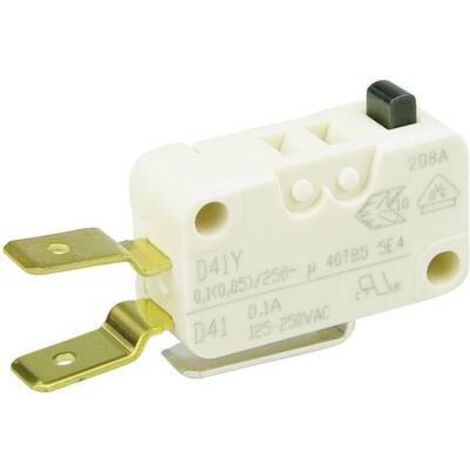 ZF D413-V3AA Microrupteur D413-V3AA 250 V/AC 0.1 A 1 x On/(On) à rappel 1 pc(s) D75833 (1/2)