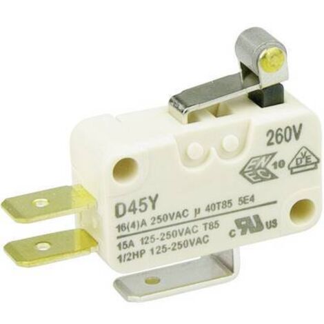 ZF D453-V1RA Microrupteur D453-V1RA 250 V/AC 16 A 1 x On/(On) à rappel 1 pc(s) D75613 (1/2)