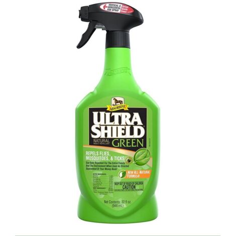 Absorbine Ultra Shield Green spray naturel contre les mouches 946 ml
