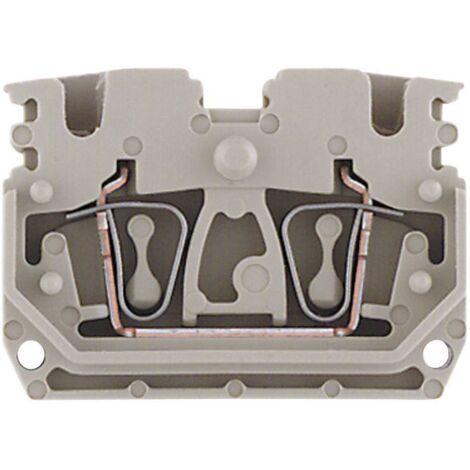 Bloc de jonction de passage Weidmüller ZDUB 2.5-2/2AN/DB 1704500000-1 beige 1 pc(s) D18016 (1/2)