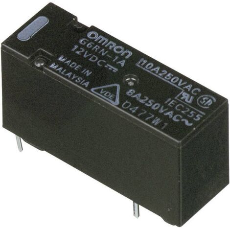Omron G6RN-1 12DC Relais pour circuits imprimés 12 V/DC 8 A 1 inverseur (RT) 1 pc(s) S72053 (1/4)