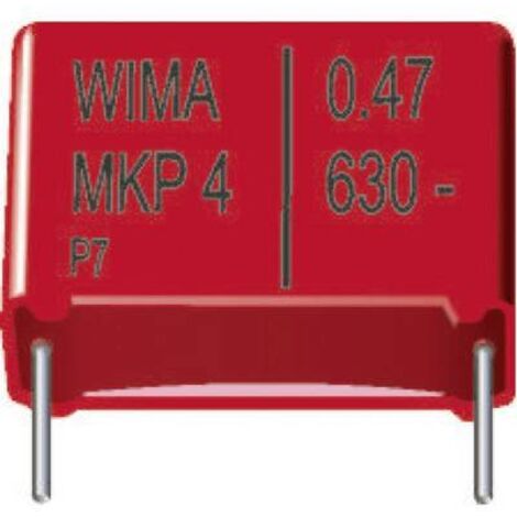 Wima MKP4J033305F00KSSD 1 pc(s) Condensateur à film MKP sortie radiale 0.33 µF 630 V/DC 20 % 22.5 mm (L x l x H) 26.5 x 8.5 x 18.5 mm W37194 (1/2)