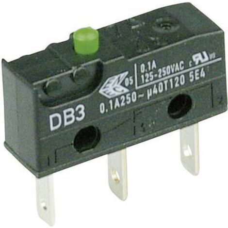 ZF DB3C-B1AA Microrupteur DB3C-B1AA 250 V/AC 0.1 A 1 x On/(On) à rappel 1 pc(s) D71542 (1/2)