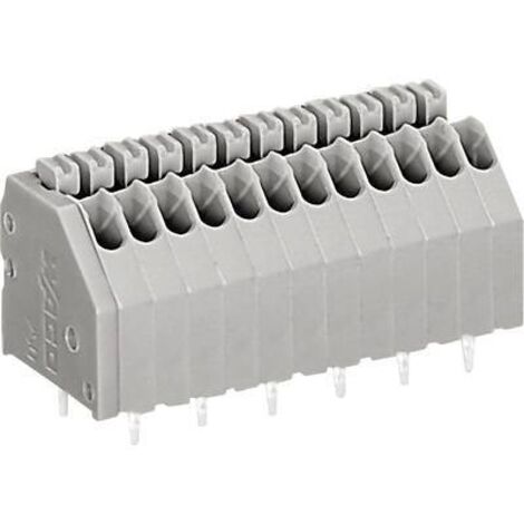 Bornier à ressort WAGO 250-1404 0.50 mm² Nombre de pôles 4 gris 1 pc(s) D57794 (1/2)