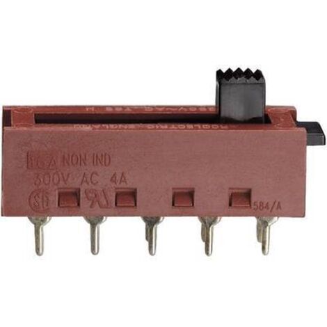 Arcolectric (Bulgin Ltd.) X23200AAAB X23200AAAB Interrupteur à glissière 250 V/AC 10 A 2 x On/On/On 1 pc(s) D79302 (1/2)