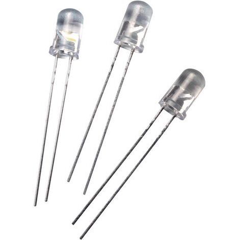 Broadcom HLMP-CB3B-UV0DD LED bleu rond 5 mm 5500 mcd 30 ° 20 mA 3.2 V Q69597 (1/5)
