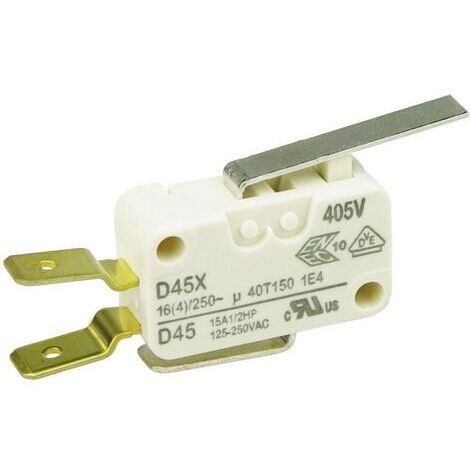 ZF D45U-V3LD Microrupteur D45U-V3LD 250 V/AC 16 A 1 x On/(On) à rappel 1 pc(s) D72514 (1/3)